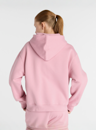 New Balance, Sport Essentials Fleece Hoodie, Pink, Image 3 of 5