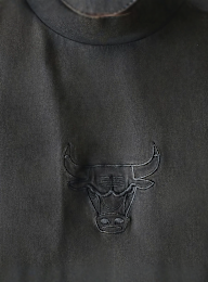 New Era, NBA Chicago Bulls Washed Tee, black, Image 3 of 4