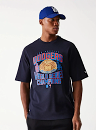 New Era, MLB Los Angeles Dodgers World Series Oversized Tee, blue, Image 1 of 4