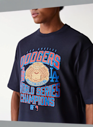 New Era, MLB Los Angeles Dodgers World Series Oversized Tee, blue, Image 3 of 4