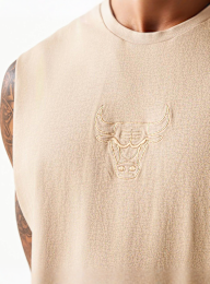 New Era, NBA Chicago Bulls Washed Tanktop, beige, Image 3 of 5