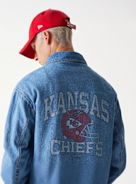New Era, NFL Denim Jacket Kansas City Chiefs, blue, Image 6 of 6