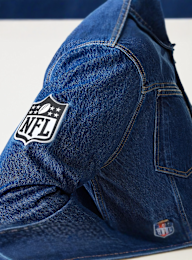New Era, NFL Las Vegas Raiders Denim Jacket, blue, Image 4 of 5