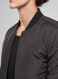 Urban Classics, Onion Quilted Bomber, black, Image 3 of 5