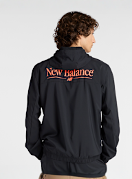 New Balance, REIMAGINED WOVEN GRAPHIC JACKET graphite, black, Image 3 of 6