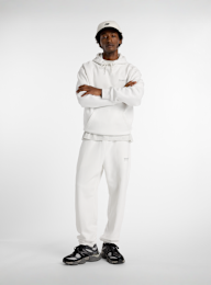 New Balance, Linear Graphic Fleece Pants, biały, Obraz 4 z 4
