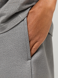 New Balance, French Terry Shorts, grey, Image 4 of 5