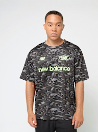 New Balance, All-Over-Print Polytee, black, Image 1 of 5