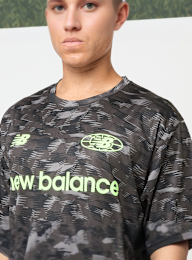 New Balance, All-Over-Print Polytee, black, Image 3 of 5