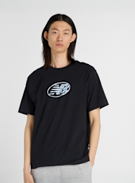 New Balance, Chrome T-Shirt, black, Image 1 of 3