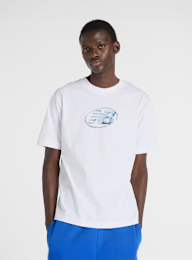 New Balance, Chrome T-Shirt, white, Image 1 of 4