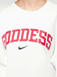 Nike, Sportswear Phoenix Fleece Oversize Sweatshirt, wit, Afbeelding 3 van 4