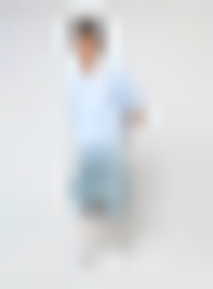 Decibel, Oversized Short Sleeve Shirt, blue, Image 3 of 3