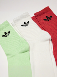 adidas Originals, 3 PACK - Trefoil Cushion Crew Socks, multi-colour, Image 2 of 2