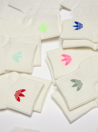 adidas Originals, 6 PACK - adicolor Trefoil Ankle Socken, wit, Afbeelding 2 van 2