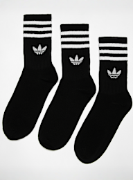adidas Originals, 3 PACK - adicolor Crew Socks, black, Image 1 of 2