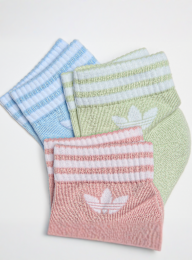 adidas Originals, 3 PACK - 3-Stripes Ankle Socks, multicolor, Afbeelding 2 van 2