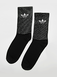 adidas Originals, 2 PACK - adicolor Crew Socks Reflective, black, Image 1 of 3