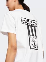adidas Originals, Adibreak T-Shirt, wit, Afbeelding 4 van 5