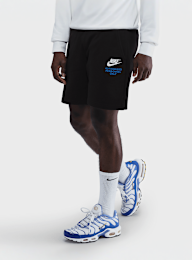 Nike, Sportswear Athletic French-Terry Shorts, black, Image 1 of 5