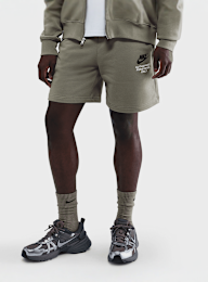 Nike, Sportswear Athletic French-Terry Shorts, green, Image 1 of 5