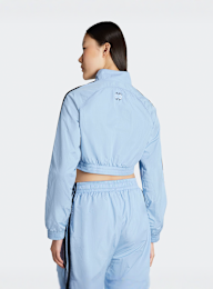 adidas Originals, Teamgeist Adicolor Cropped Track Top, blue, Image 2 of 5