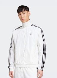 adidas Originals, adicolor Firebird Woven Trackjacket, white, Image 1 of 5