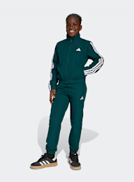 adidas Originals, 3-strepen geweven kids trainingspak, groen, Afbeelding 1 van 4