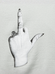 Miss Tee, I Dont Give A Hoody, grey, Image 4 of 5