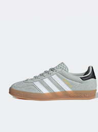 adidas Originals, Gazelle Indoor (GS), green, Image 1 of 8