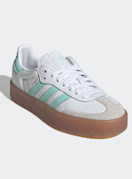 adidas Originals, Sambae (GS), white, Image 3 of 8