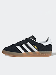 adidas Originals, Gazelle Indoor (GS), black, Image 1 of 8