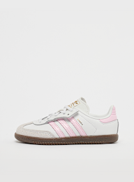 adidas Originals, Samba OG Comfort Closure Elastic Lace Toddlers, light pink, Image 1 of 7