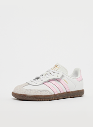 adidas Originals, Samba OG Comfort Closure Elastic Lace Toddlers, light pink, Image 2 of 7