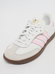adidas Originals, Samba OG Comfort Closure Elastic Lace Toddlers, light pink, Image 6 of 7