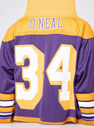 Mitchell & Ness, NBA Los Angeles Lakers Maxxed Out Fashion Jersey, purple, Image 6 of 7
