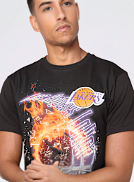 Mitchell & Ness, NBA Los Angeles Lakers HWC Blaze Graphic Tee, black, Image 3 of 4