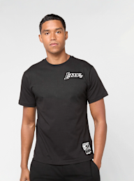 Mitchell & Ness, NBA Los Angeles Lakers HWC Overlap Graphic Tee, black, Image 2 of 6