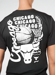 Mitchell & Ness, NBA Chicago Bulls HWC Overlap Graphic Tee, zwart, Afbeelding 4 van 5