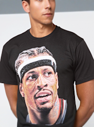 Mitchell & Ness, NBA Philadelphia 76ers Player Big Face Tee, black, Image 3 of 5