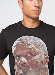 Mitchell & Ness, NBA Los Angeles Lakers Player Big Face Tee, black, Image 3 of 4