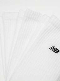 New Balance, 3 PACK - NB BLACK PATCH LOGO CREW -  white/grey/black, wit, Afbeelding 2 van 2