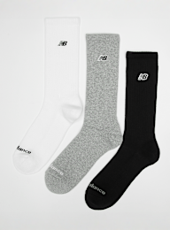 New Balance, 3 PACK - Black Patch Logo Crew, multi-colour, Image 1 of 2