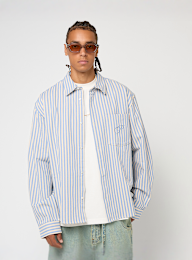 Prohibited, Striped Vacation Shirt, blue, Image 1 of 4