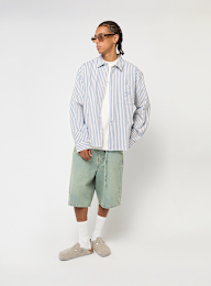 Prohibited, Striped Vacation Shirt, blue, Image 4 of 4