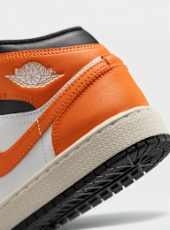 Jordan, Jordan 1 Mid (GS), zwart, Afbeelding 8 van 8