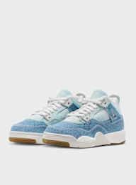 Jordan, Jordan 4 Retro "Worn Blue" Children, blue, Image 3 of 8