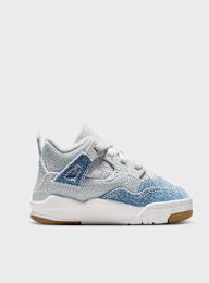 Jordan, Jordan 4 Retro "Worn Blue" Toddlers, blue, Image 2 of 7