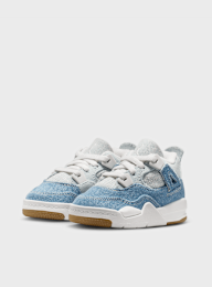Jordan, Jordan 4 Retro "Worn Blue" Toddlers, blue, Image 3 of 7