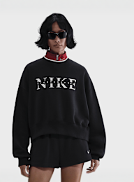 Nike, Sportswear Phoenix Fleece Crew GLS, black, Image 1 of 5